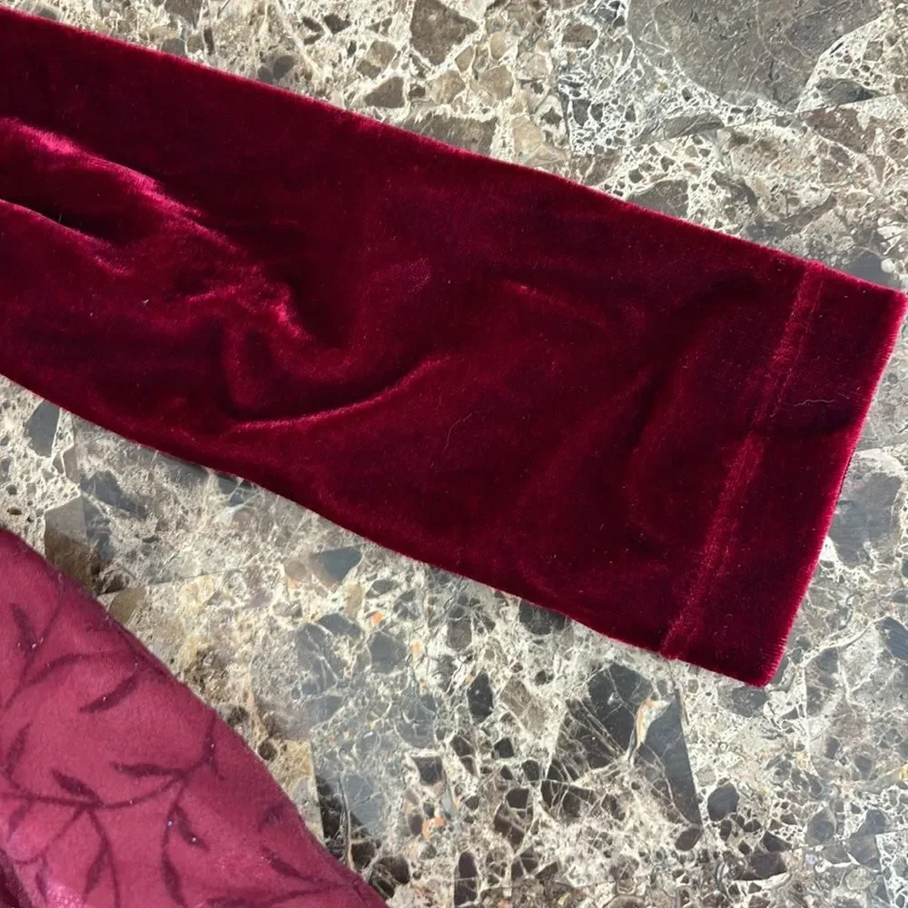Perfectly Dressed Infant Girls Burgundy Red Lined Lace Overlay Formal Dress 24M